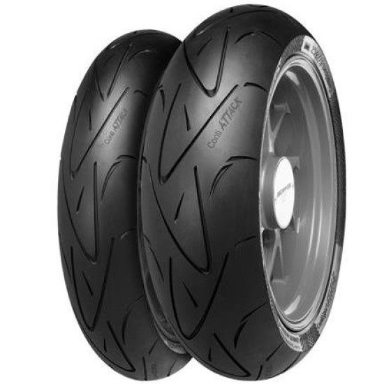 Continental ContiSport Attack 2 120/70 ZR17 (58W) & 190/50 ZR17 (73W) Continental ContiSport Attack 2 120/70 ZR17 (58W) & 190/50 ZR17 (73W)